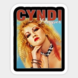 Cyndi lauper// retro for fans Sticker